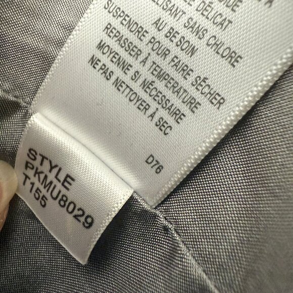 MAC & JAC Silver Shimmer Metallic Peacoat Jacket Coat Women's Size XL - Picture 10 of 12